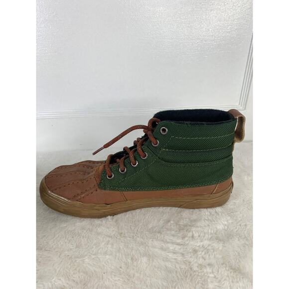 Vans Sk8-Hi MTE Del Pato Kombu Green Tortoise Shell Mens Size 8 Duck Boots - Picture 6 of 9